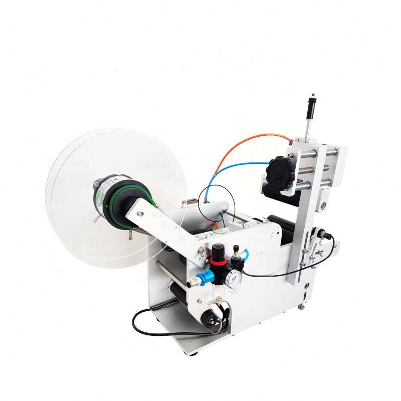 데스크톱 접착 스티커 반 자동 병 라벨 응용기 Pneumatic 유형