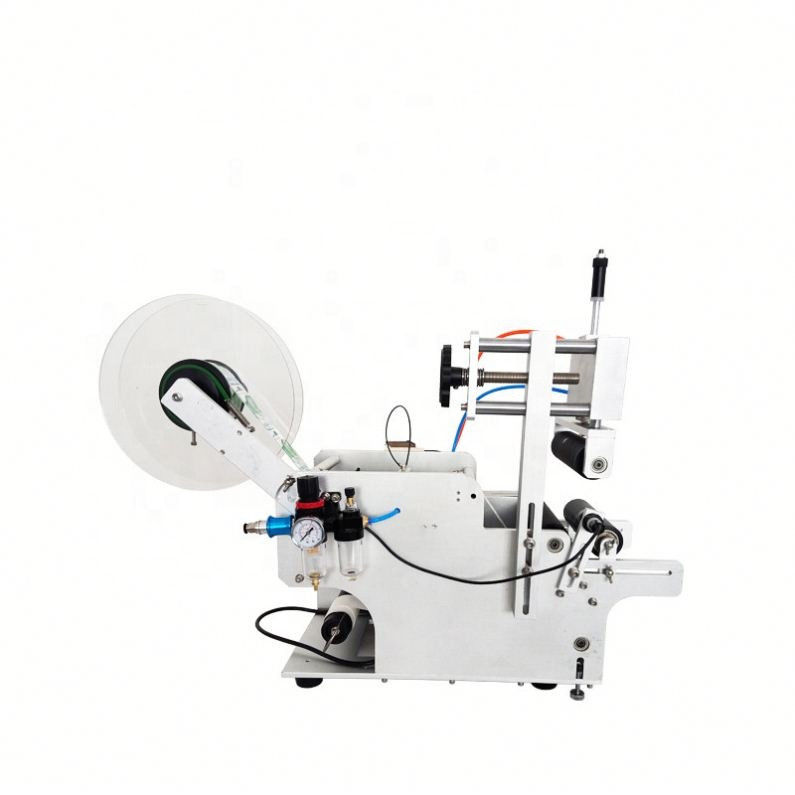 데스크톱 접착 스티커 반 자동 병 라벨 응용기 Pneumatic 유형