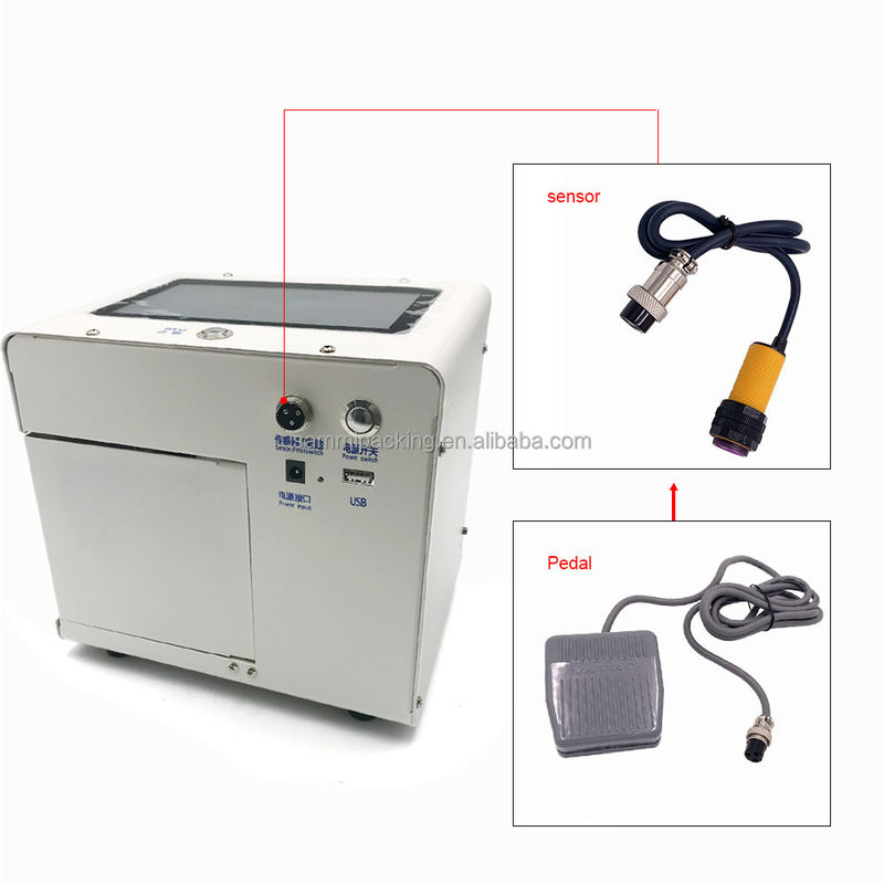 플라스틱 가방 병 데스크톱 정적 수동 Mfg Exp 디지털 바 QR 날짜 코드 잉크젯 프린터 만료 날짜 팩 코더