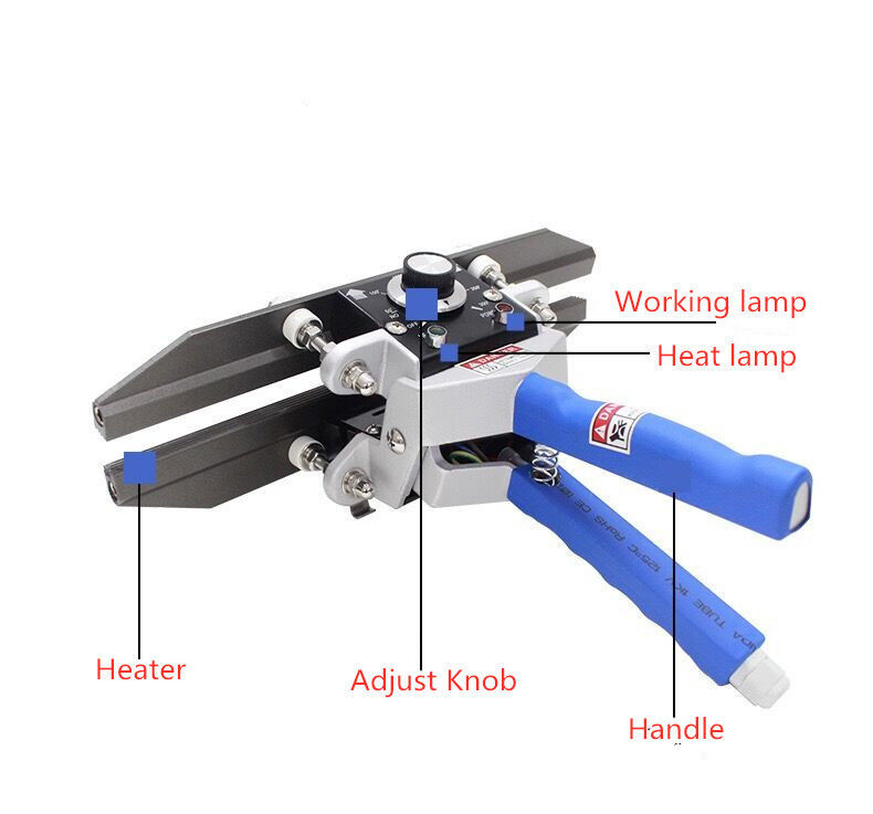 고품질의 신형 FKR-200 휴대용 손 클램프 시일러 포일 가방 Kraft 종이 가방 200mm 220V