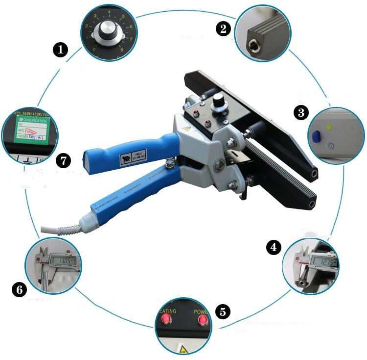 고품질의 신형 FKR-200 휴대용 손 클램프 시일러 포일 가방 Kraft 종이 가방 200mm 220V