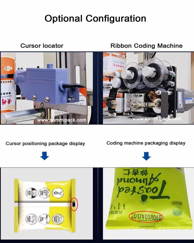5-50ml 다기능 포장 기계 꿀 케추프 봉지 채용 기계 토마토 페이스트 소스 팩 포장을 포장 기계