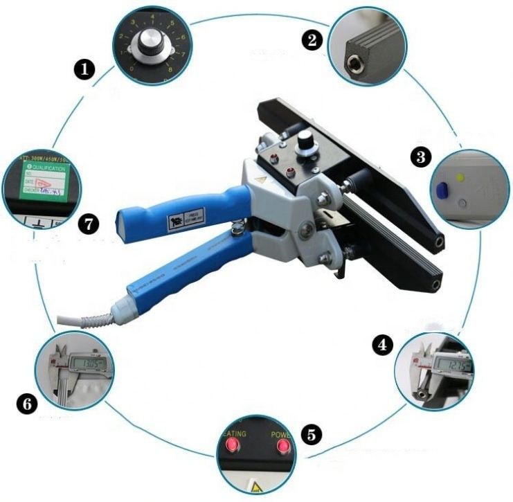 핸드 클램프 플라스틱 백 실러 휴대용 실러 알루미늄 호일 백 밀봉 기계 FKR-400