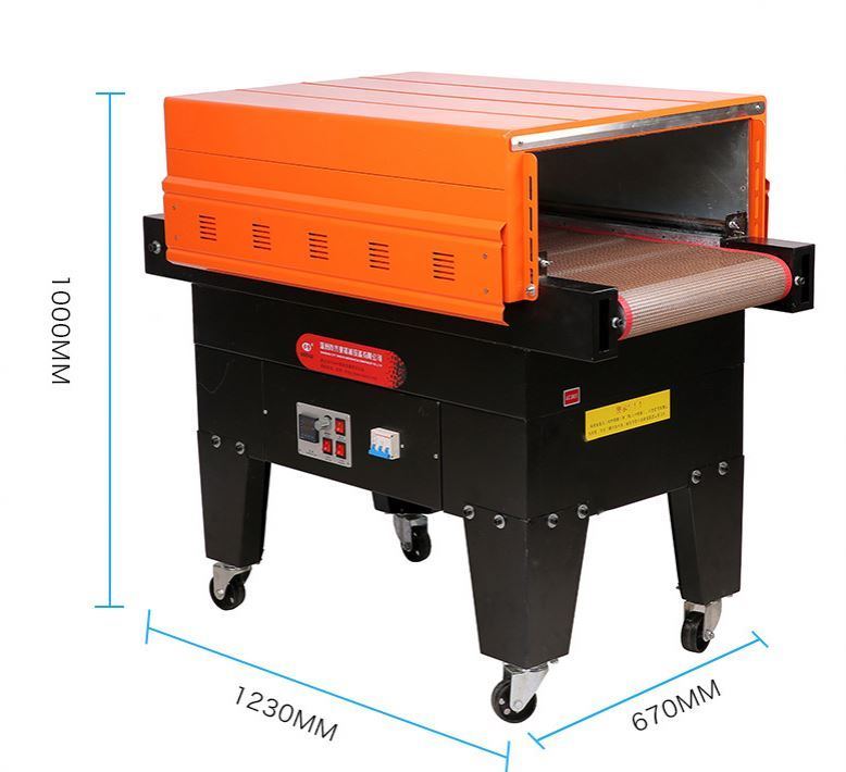 BS-4525 소형 제트 열 축소 터널 포장 애완용 병 포장 포장 기계/자동 축소 필름 포장 기계