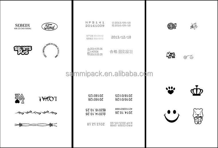 프로모션 가격 전기 사각 플레이트 원형 플레이트 만료일 컵 인쇄기 / 잉크 패드 코딩기