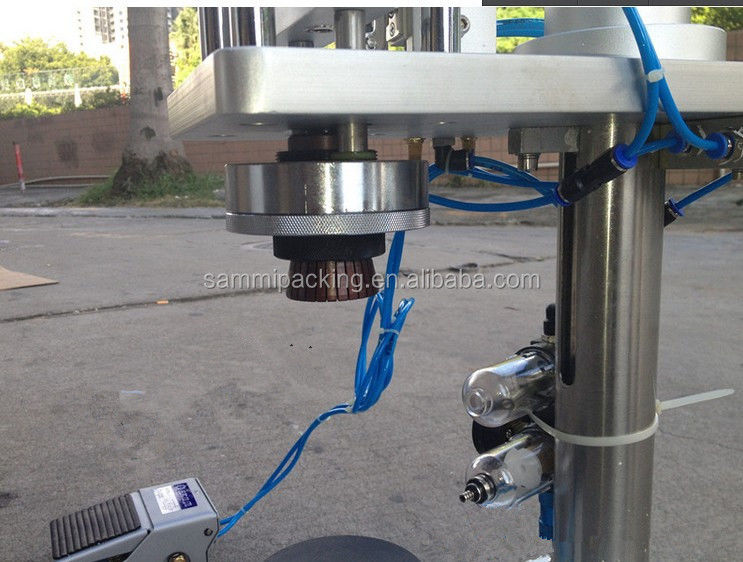 반자동 향수 밀폐기 병 닫기 크림 도구 향수 병을위한 캡 기계