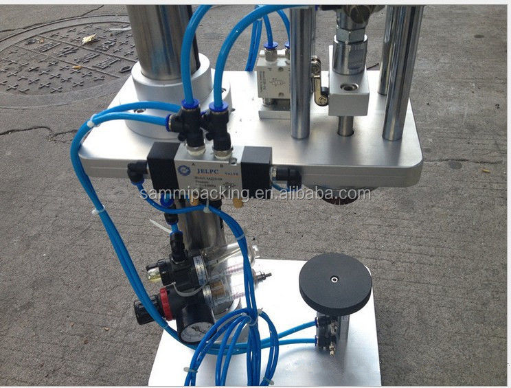 반자동 향수 밀폐기 병 닫기 크림 도구 향수 병을위한 캡 기계