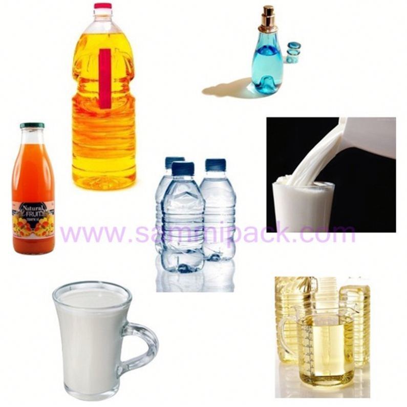 소규모 PET 플라스틱 유리 병 액체 충전기 2 헤드 반자동 충전 기계 1000-5000ML