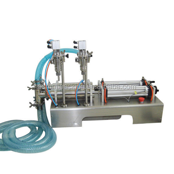 고품질의 듀얼 헤드 펌마 펌프 밀크 필링 머신, 액체 세척제, 샴푸, 욕실 젤 필러 ((500-5000ml)