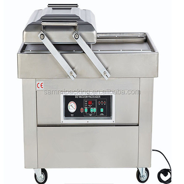 해산물, 고기, 닭고기, 두부, 생선, 땅콩용 더블 룸 진공 포장기 DZ500/2SB