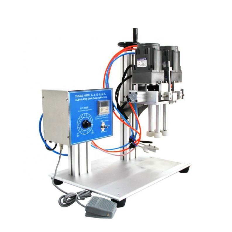 스프레이 캡 캡 기계, 샴푸, 샤워 젤을 위한 반 자동 병 캡 기계