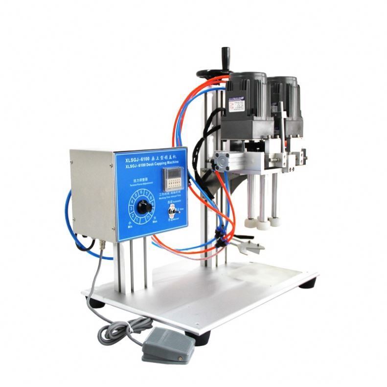 스프레이 캡 캡 기계, 샴푸, 샤워 젤을 위한 반 자동 병 캡 기계