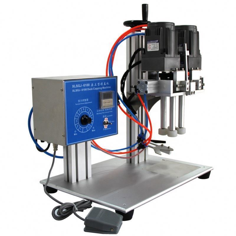 스프레이 캡 캡 기계, 샴푸, 샤워 젤을 위한 반 자동 병 캡 기계