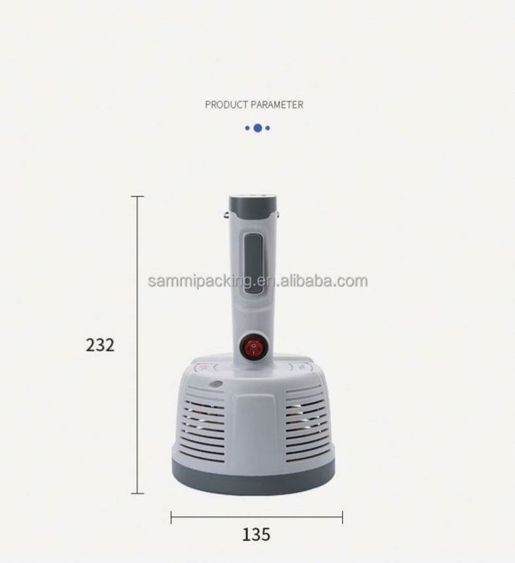신형 20-100mm 휴대용 인덕션 밀폐기장 알루미늄 필름 밀폐기장 DGYF-400A