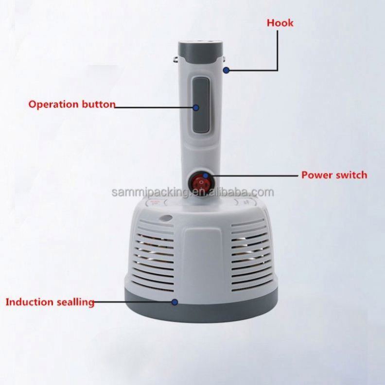 신형 20-100mm 휴대용 인덕션 밀폐기장 알루미늄 필름 밀폐기장 DGYF-400A