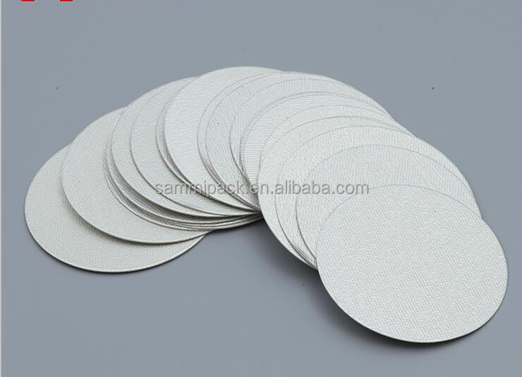 유리 인덕션 알루미늄 포일 시일 라이너,PET 70mm,알루미늄 포일 Wax 종이 플라스틱 필름