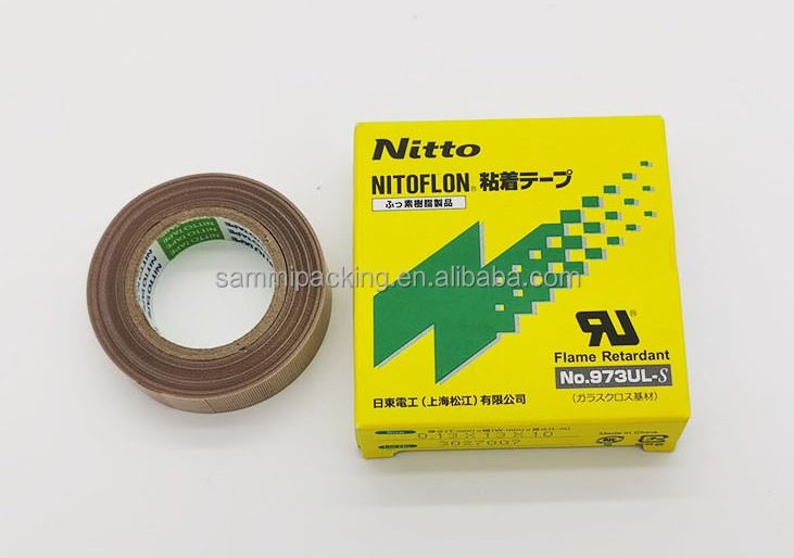NITTO PTFE 973UL 13mm19mm Te Flon 실리콘 고온 열 내성 열 내성 밀폐 테이프
