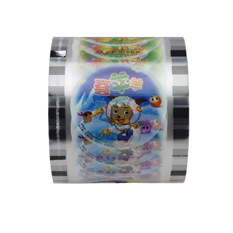 사용자 지정 인쇄 로고 일회용 플라스틱 거품 보바 차 컵 시일러 롤 사용자 지정 인쇄 Pp PET 95Mm 시일 컵 시일링 필름