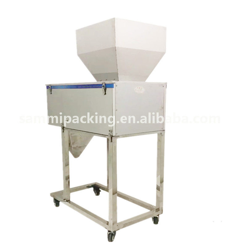 자동 반자동 과립 곡물 충전 기계 (밀, 설탕, 콩, 쌀용) 대형 호퍼 코어 모터 음료 적용