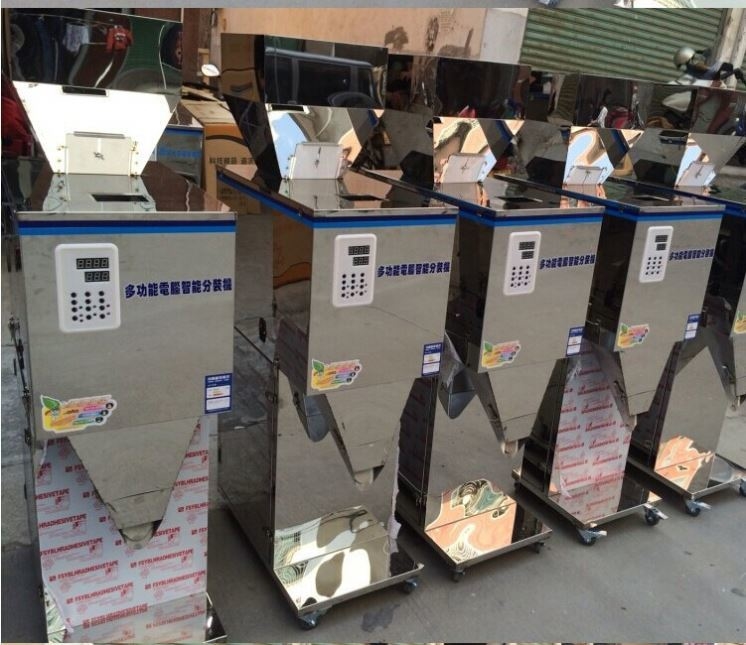 Cheap Price 100-2500g  Stainless Steel Sugar Weighing Filling Machine,Precise Dry Powder Granule Filling Machine for Bag