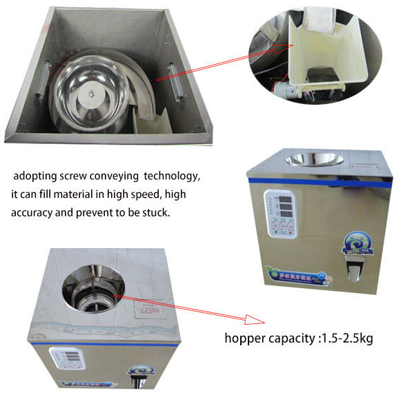 핫 세일 FZ-100 건조 차, 분말, 씨앗, 곡물 계량 충전기 2-100g