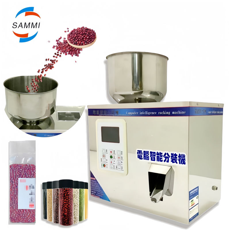 2-200g 반자동 소금 알약 채울기 효율적인 모터로 곡성 분말 화학 음료 응용