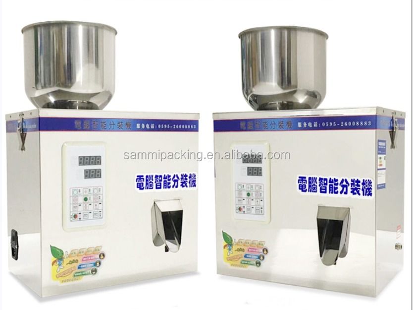 2-200g 반자동 소금 알약 채울기 효율적인 모터로 곡성 분말 화학 음료 응용