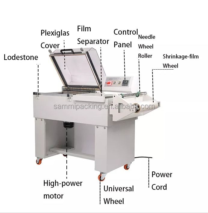 최고 품질의 중국 제조업체 FM-5540 반자동 수축 포장기, 산업 포장용