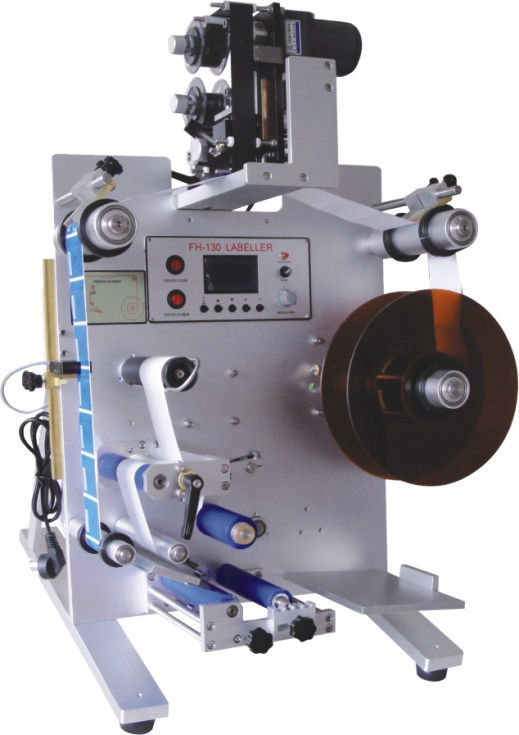 자동 데스크톱 수직 인라인 스티커 라벨링 머신