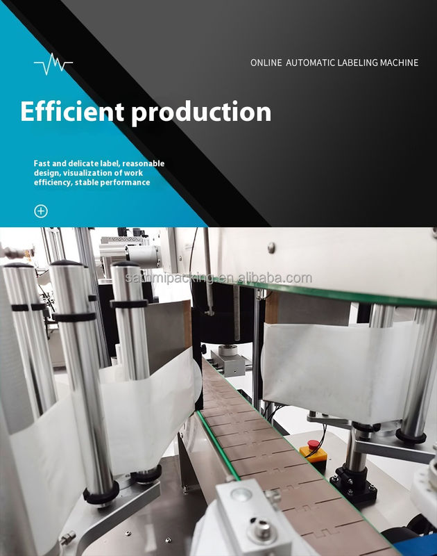 사각 병용 데스크탑 양면 라벨 부착기 자동 평면 원형 플라스틱 유리 병 스티커 기계 컨베이어 포함