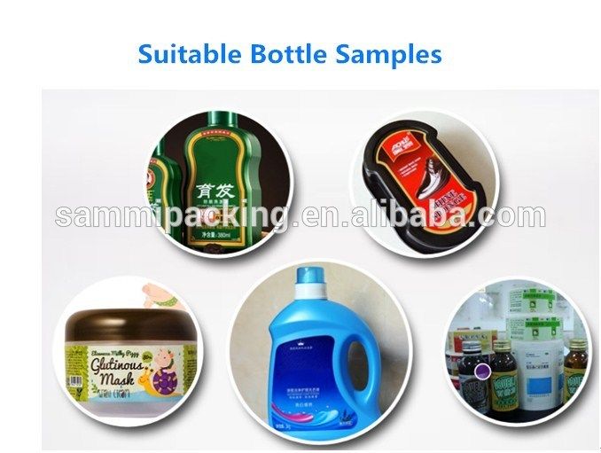 공장 도매 가격 반 자동 평면 표지 표시 기계, 박스, 가방, 카드, 사각형 병에 대한 정확한 표지 스티커