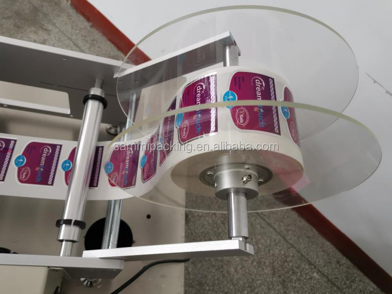 라벨링 머신 반자동 플라스틱 병 라벨 스티커 탁상용 양면 원형 병 라벨링 머신