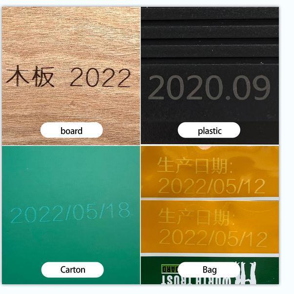 보증 100% 양질의 휴대용 데스크탑 날짜 로고 코드 UV 레이저 프린터 파이버 레이저 마킹 머신