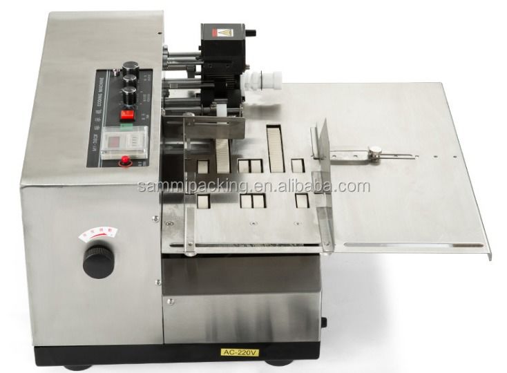 MY-380F 고속 자동 잉크 롤 코더 기계 - 라벨, 비닐 봉투 및 필름 포장재에 날짜/배치/로트 번호 인쇄