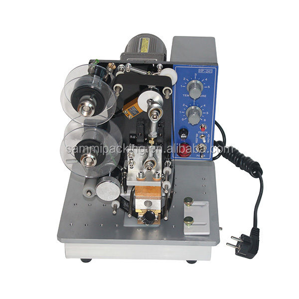 전기 반자동 날짜 스탬핑 넘버링 인쇄 기계 새로운 상태 가방 호일 필름용 핵심 엔진