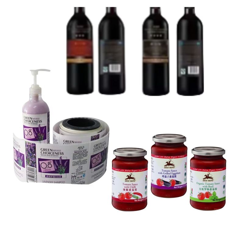 전문 제조업체 소형 탁상형 랩어라운드 라벨러, 식품/화장품 산업용 전체 또는 부분 라벨링