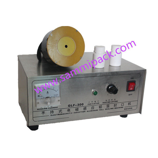 신형 GLF-300 유도 알루미늄 호일 실링 기계, 플라스틱 나사산 실러, 휴대용 원형 병 뚜껑 실러