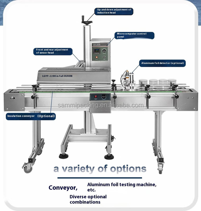 자동 전자기 유도 밀봉기 플라스틱 주스 병 알루미늄 호일 밀봉기 병 캔 실러