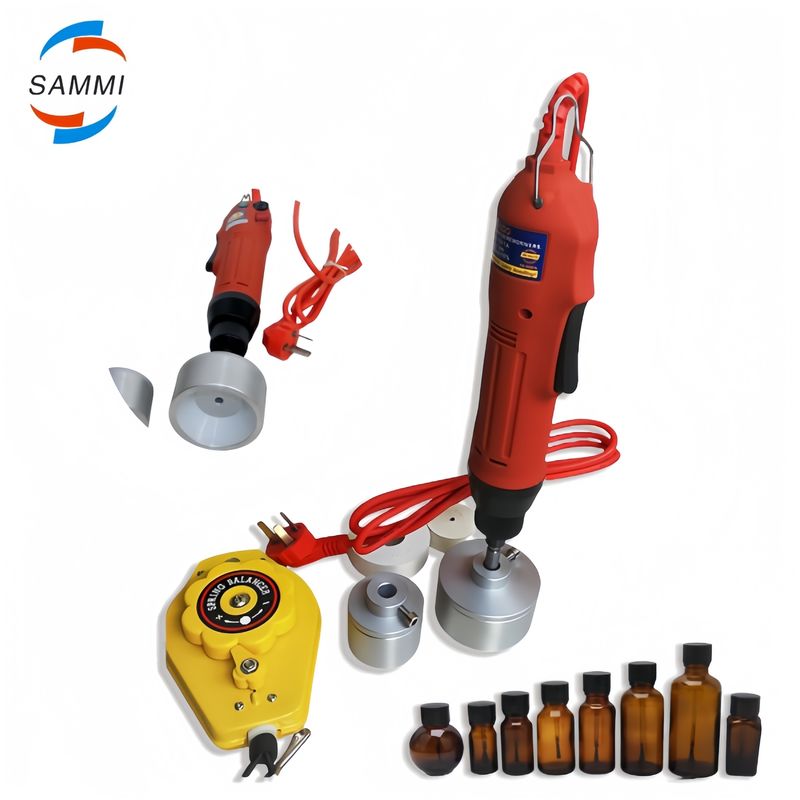 공장 가격 반 자동 플라스틱 병 소다 밀폐 캔 캡팅 기계 가격 핸드 홀드 캡팅