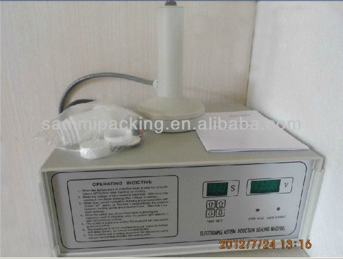 휴대용 전기 휴대용 알루미늄 엽 가스켓 밀폐 기계 20-100mm 음료용 병 뚜?? 입 밀폐