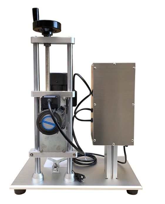다목적 데스크톱 캡어 플라스틱 병에 대한 반 자동 밀폐 기계 전기 나사 캡 단단화 시스템 좋은 가격