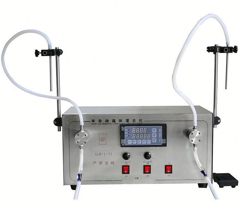 GLF-I-II 기어 펌프 올리브 오일 병기 기계 두 개의 머리 액체 채우기 기계,오일 채우기 (3-3000ml)