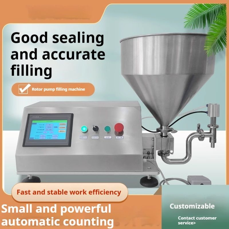 2025년 최신 로터리 펌프 충전기, 화장품/식품용 점성 액체 크림 및 페이스트용
