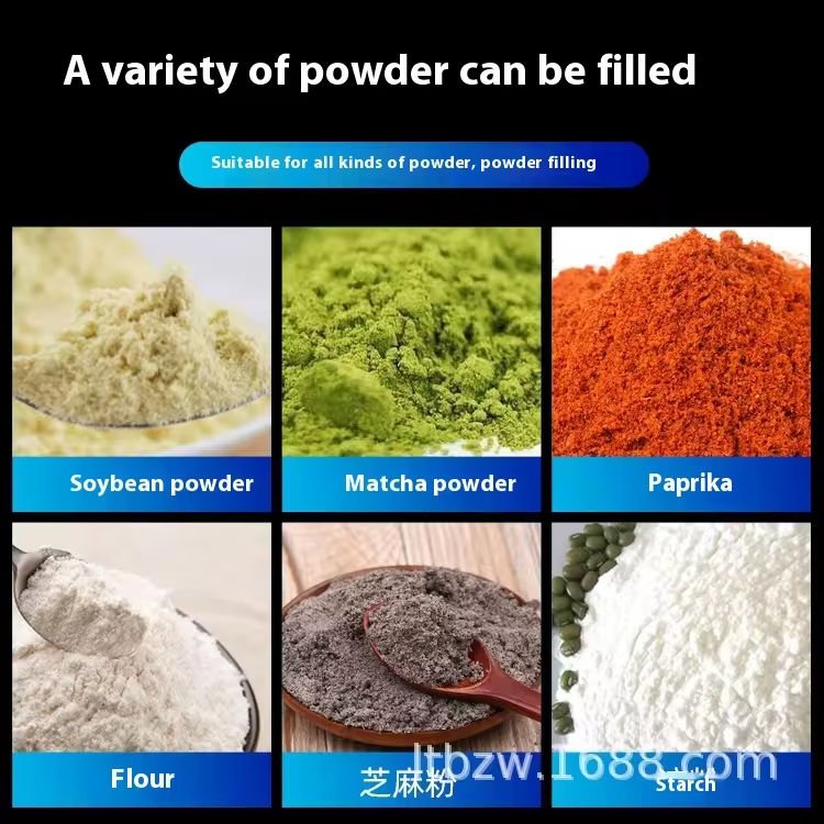 커피 칠리 소형 단백질 건조 우유 향신료 우유 분말 세탁 분말용 맞춤형 계량 충전 포장기