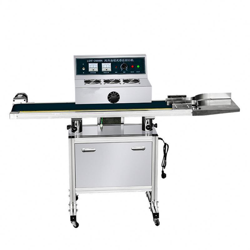 도매 자동 유리 잔 인덕션 병 밀폐 기계 바닥 유형 자동 인덕션 밀폐 기계