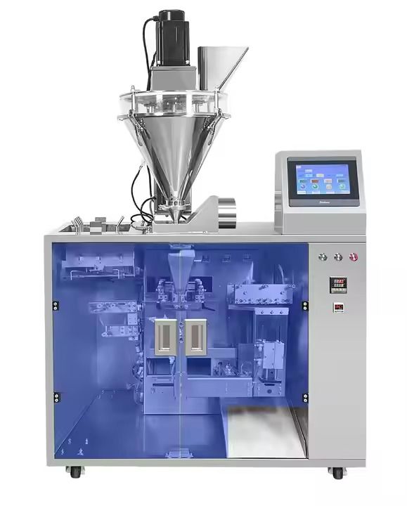 견과류 설탕 곡물 건조 과일용 사전 제작 된 스탠드 포지 포장 기계 조작이 쉬운 수직 봉지 채우기 봉쇄 기계 PLC