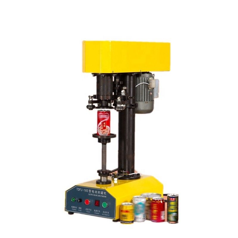 고품질 TDFJ-160 캔 머신 맥주의 캔 봉쇄 머신