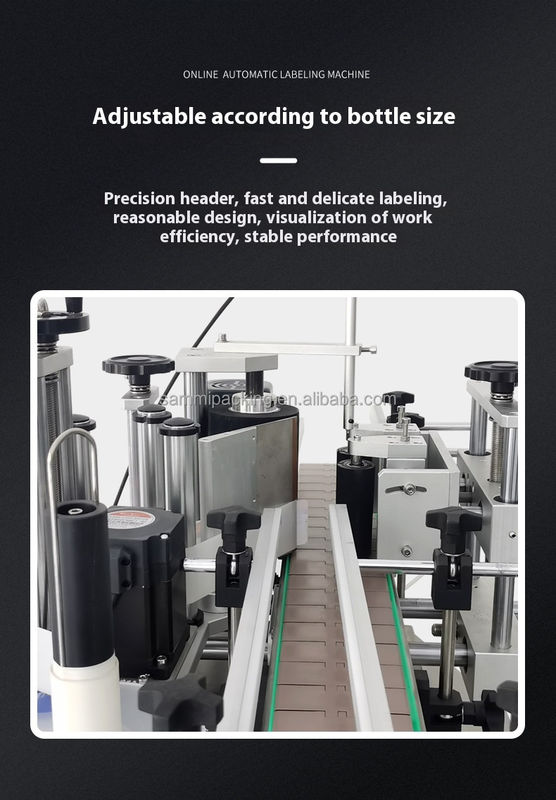 2025 새로운 고정밀 전기 자동 라벨링 기계, 테이블 타입 둥근 병 & 캔에 대한 자기 접착 스티커 응용기