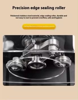 버블티 & 음료 캔용 전문 전기 구동 캔 실러, 고정밀 비회전형 시밍 머신