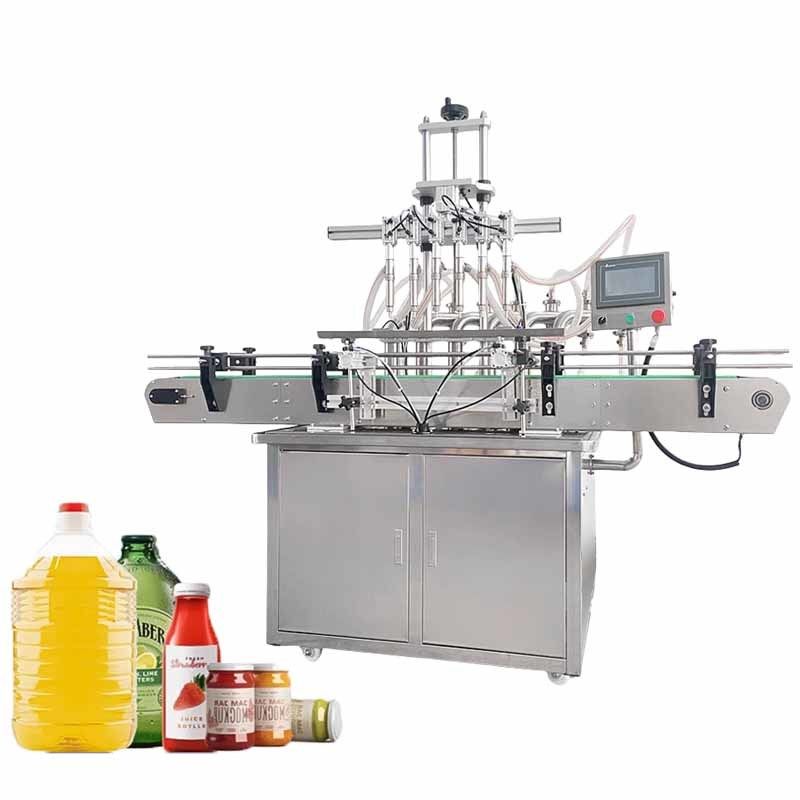 자동 액체 충전 생산 라인 자동 자동 소형 병 액체 충전 캡핑 및 라벨링 기계